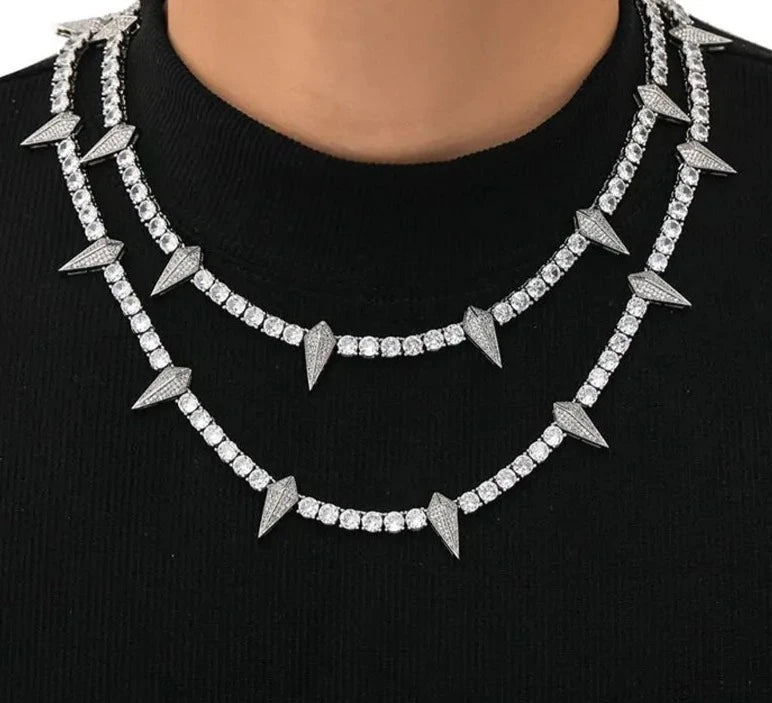 Black Panther Crystal Necklace