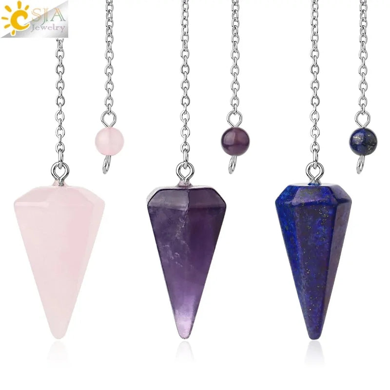 Healing Pendulum Divination Quartz